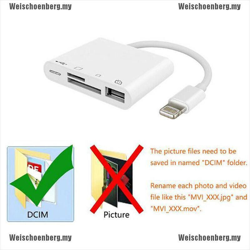 Đầu chuyển đổi đọc thẻ nhớ tf thiết kế 4 trong 1 có cổng usb tiện lợi