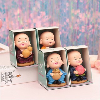 Bộ 4 tượng chú tiểu thanh tịnh vui vẻ