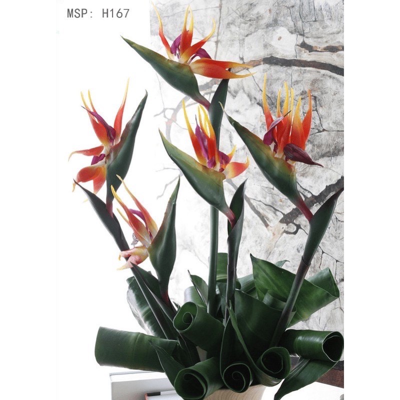 Hoa giả-Cành Thiên điểu 82cm trang trí cực đẹp - HN3