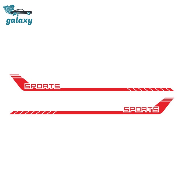 Galaxy Bộ 2 Sticker D-1925 Sport Dán Trang Trí Xe Ô Tô
