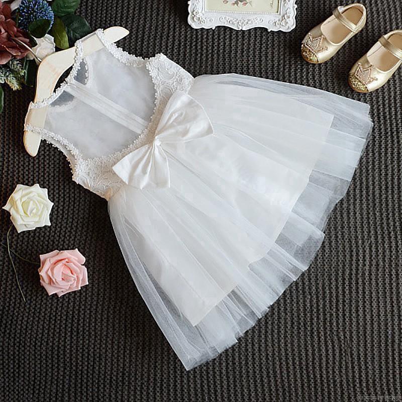 Đầm bé gái thêu ren phong cách Hàn Quốc