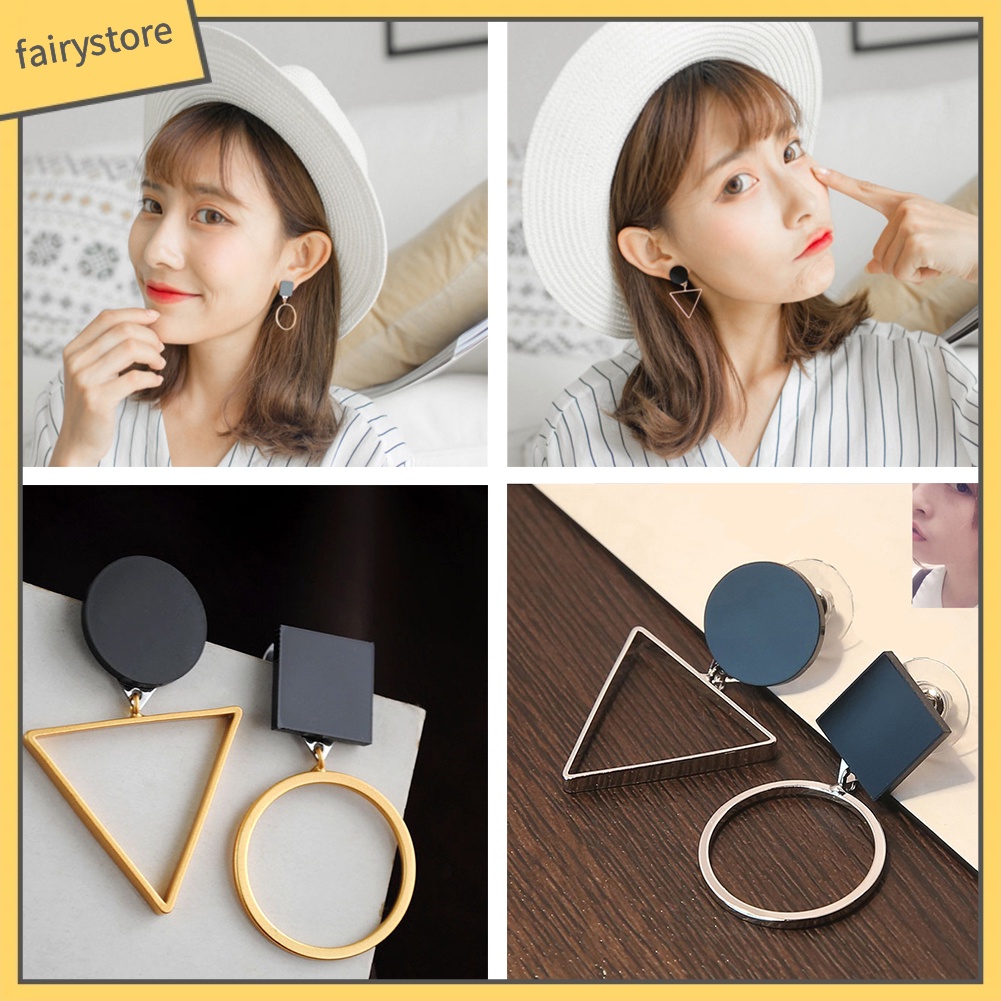 Bông tai hình học thời trang cá tính cho nữ