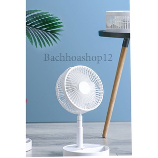 Quạt tích điện di động 3 kiểu dáng thông minh để bàn có thể kéo dài