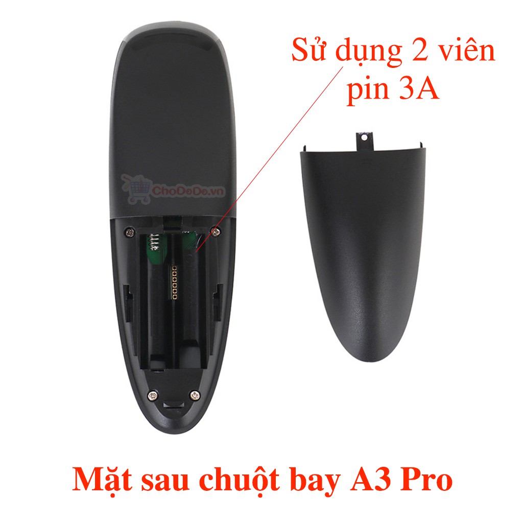 Chuột bay tìm kiếm giọng nói đa năng A3 Pro Voice 1 chạm trên Android Box G10S, G20S