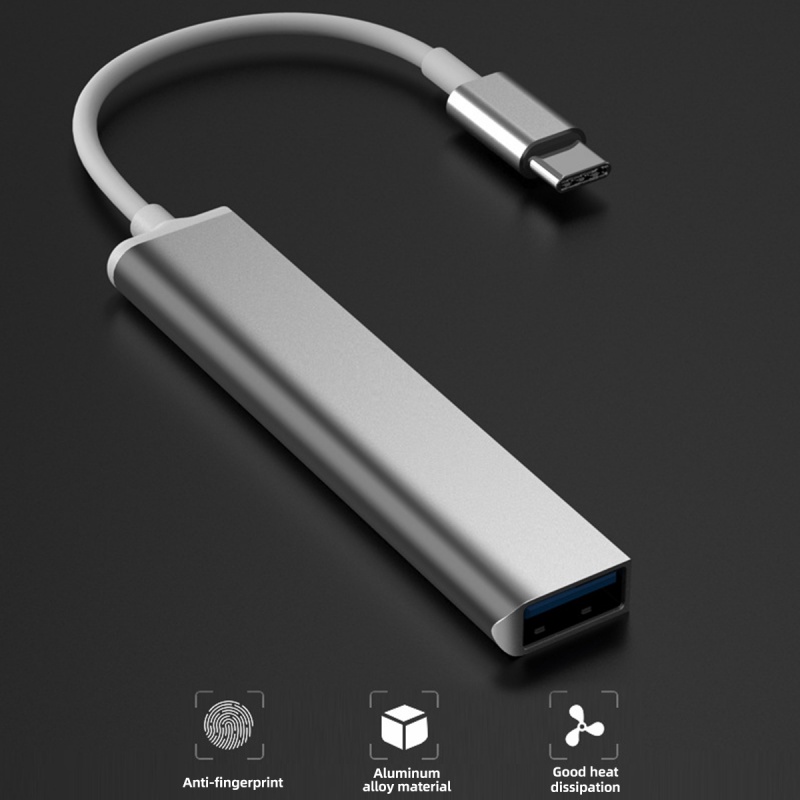 HUB FONKEN 4 cổng USB 2.0 USB Type C phù hợp Lenovo Xiaomi Macbook Pro Air PC Laptop