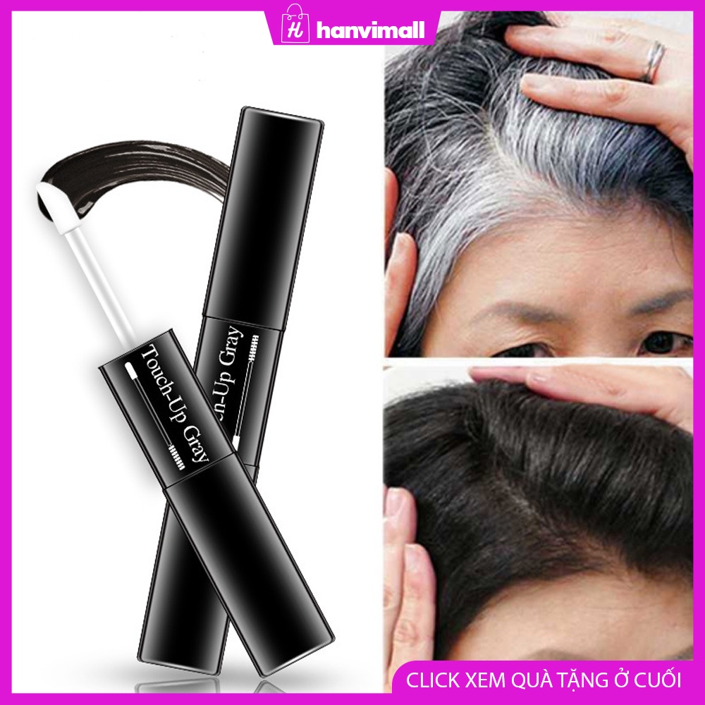 Nhuộm tóc tức thì, mascara nhuộm tóc ( màu nhuộm giữ tác dụng cho đến khi gội đầu) 새치커버 (커버일회용)
