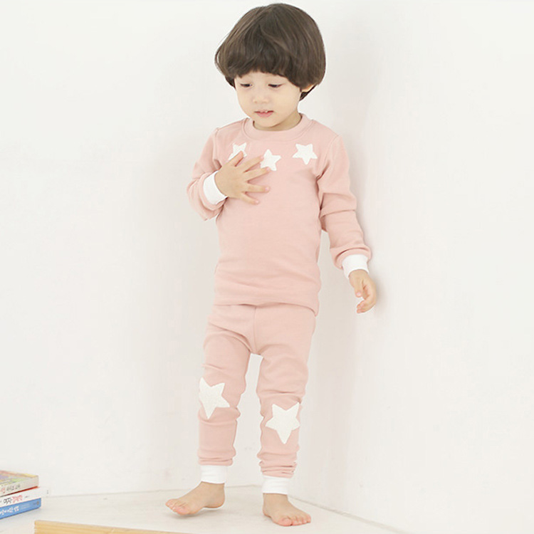 Đồ Ngủ Pajamas Chất Cotton Giữ Ấm Cho Bé