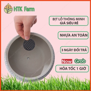 Set 10 Tấm Nhựa Bịt Lỗ Lỗ Thoát Nước Chậu Cây -  Chống Rò Rỉ Đất - Giúp Thoát Nước Thông Thoáng Khí