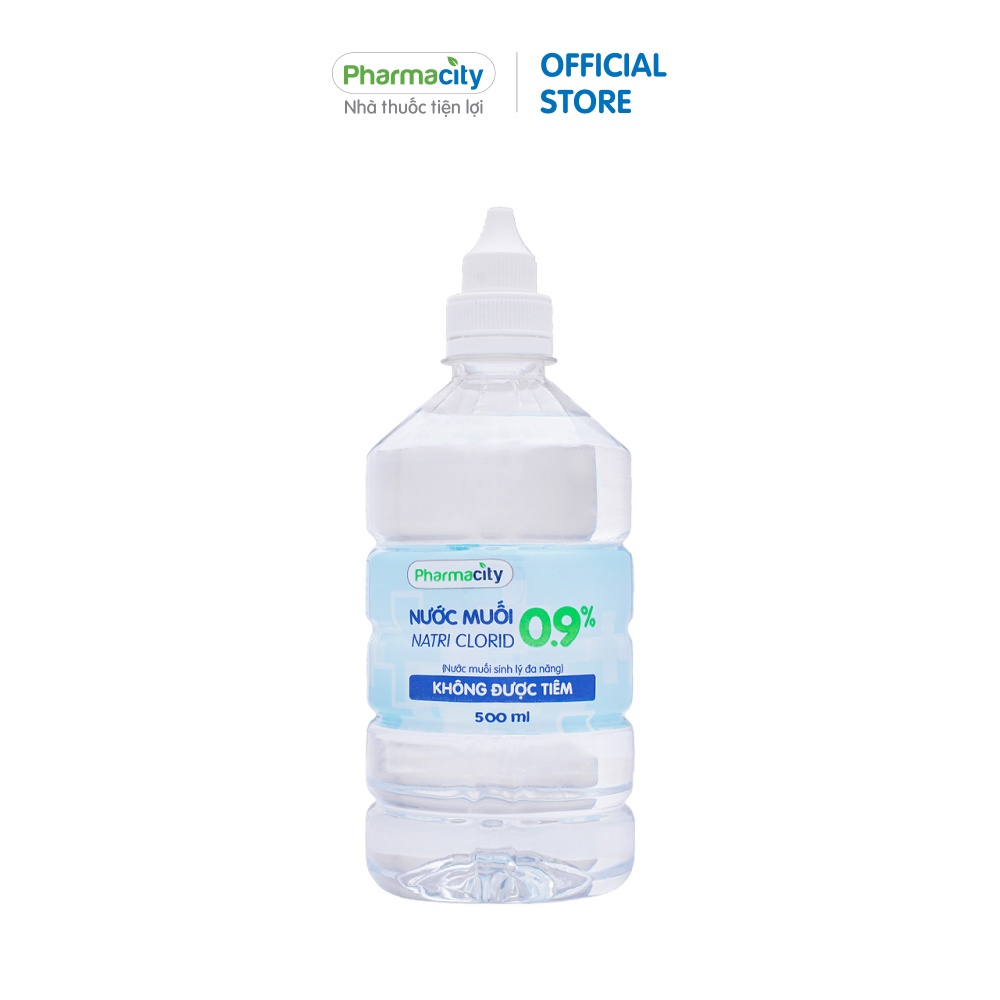 Nước muối Pharmacity 0,9% (500ml)