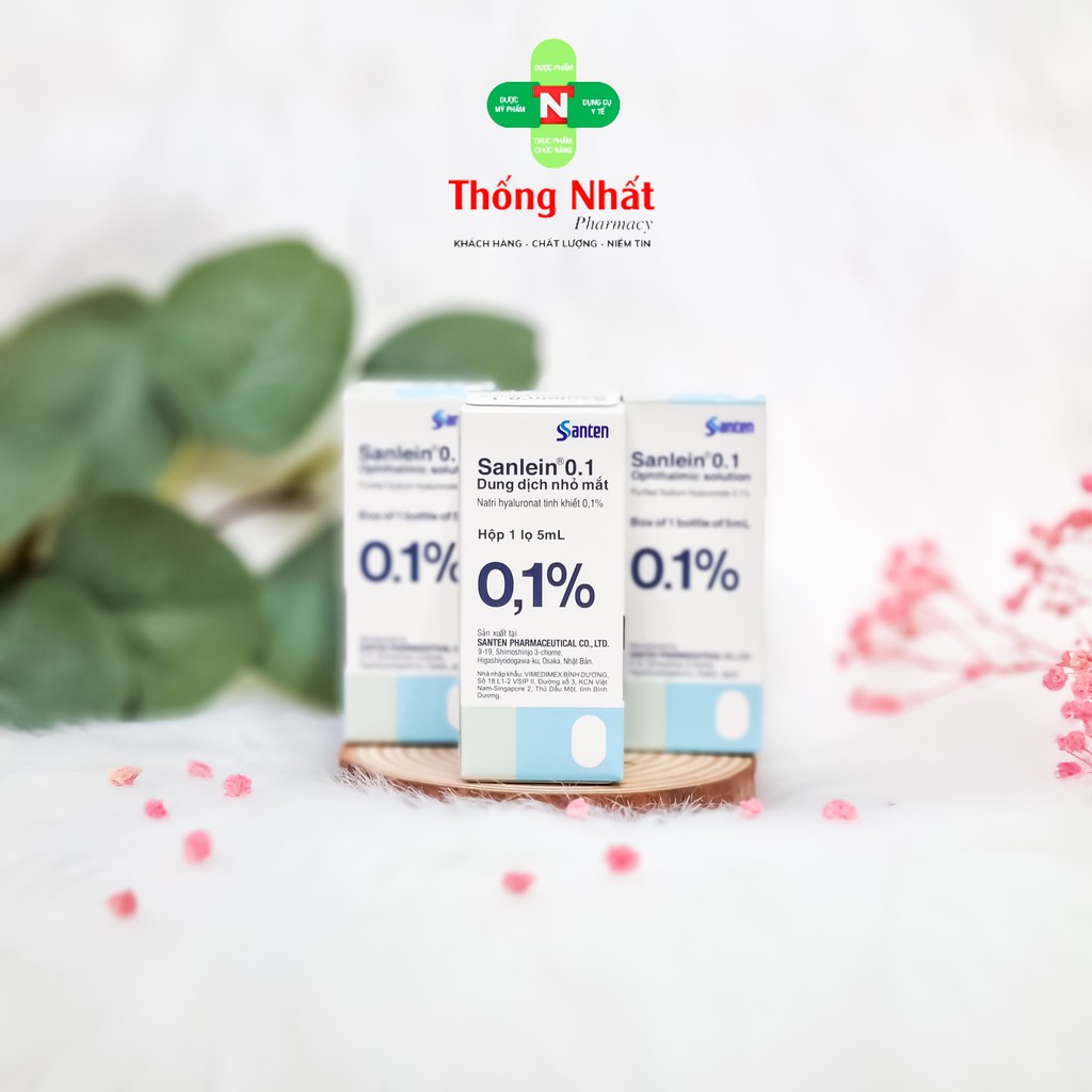 Nước Mắt Nhân Tạo Sanlêin 0,1% Hộp 5ml