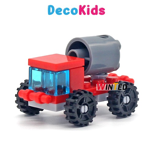 Đồ chơi lego xếp hình ôtô xe máy đô thị rèn luyện trí tuệ lắp ráp cho bé