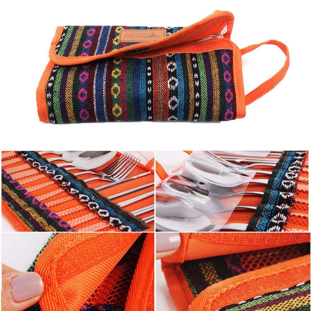 MUVAKO Túi Đựng Dao Nĩa Di Động Tiện Dụng Mang Theo Du Lịch Cắm Trại