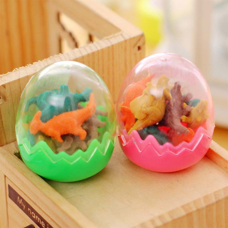 Set 8 cục tẩy hình dáng khủng long xinh xắn chất lượng cao