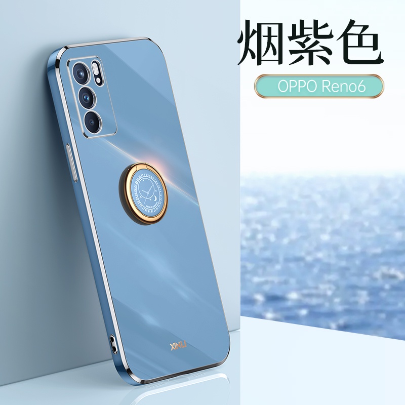 Ốp Điện Thoại silicone Mềm Chống Sốc Có Giá Đỡ Cho OPPO reno 10 A18 reno 6 4g 6 5g 6z 5g 7z 5g 7 4g 5g A16 reno 4F