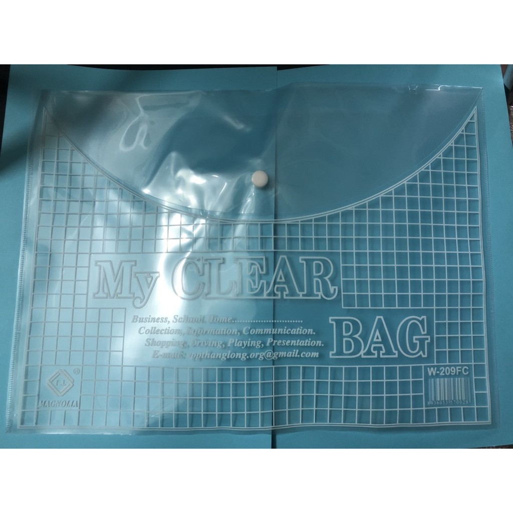 Túi CLEAR BAG khổ F (Loại Dày)