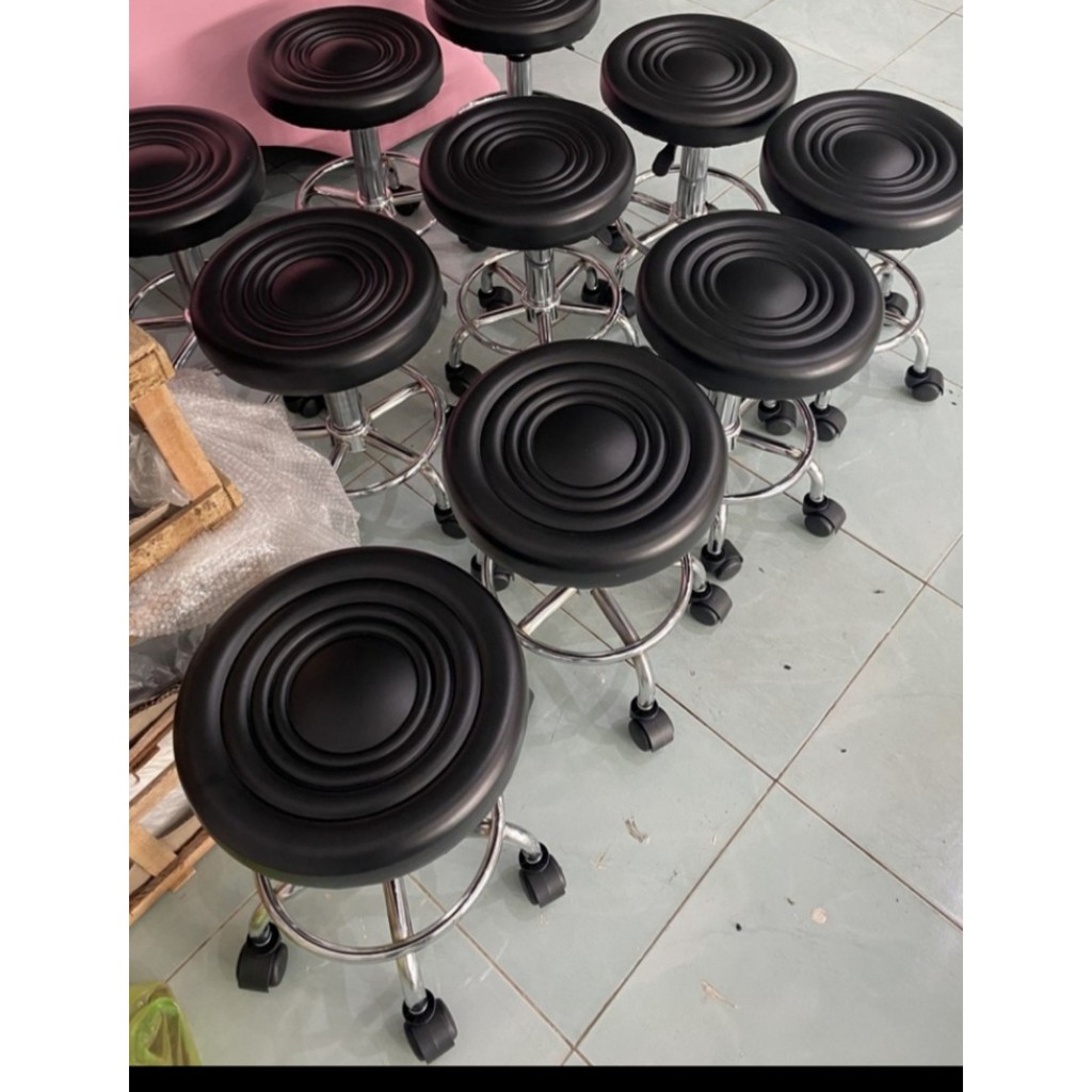 GHẾ XOAY 360 ĐỘ SPA, NAIL, PHUN XĂM