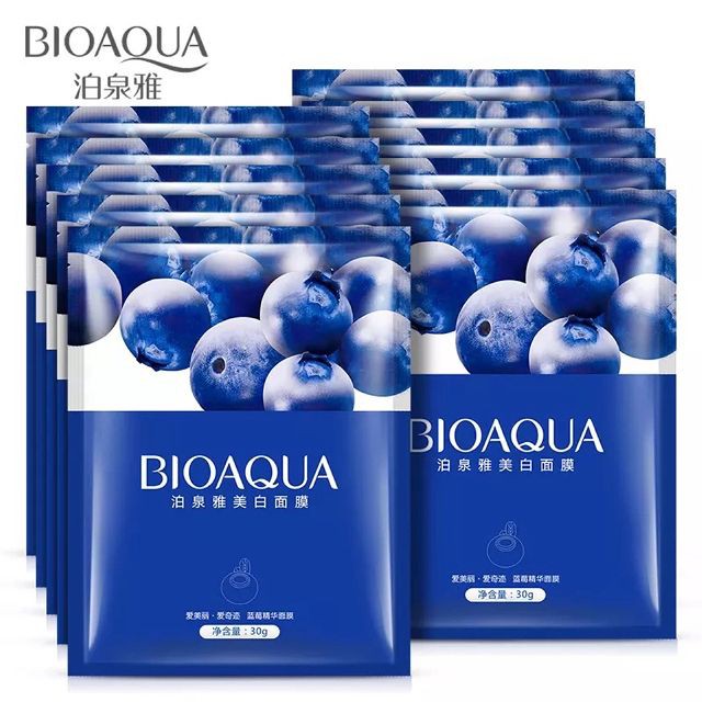 Lẻ 1 miếng mặt nạ Bioaqua Việt Quất dưỡng trắng da hiệu quả