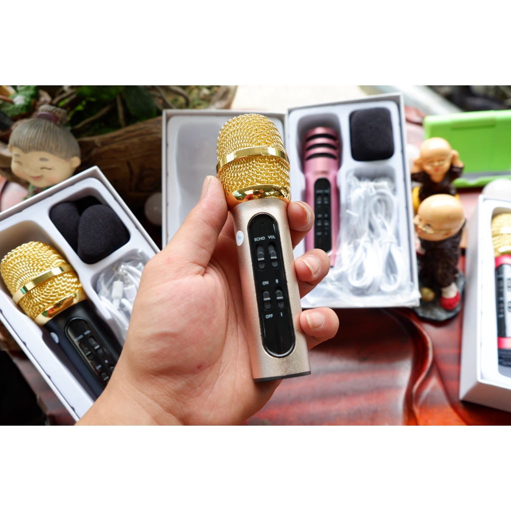 Mic livestream C11 nhỏ gọn thông minh mang đi bất cứ đâu bạn muốn để hát hò vui ca thỏa sức MI00004