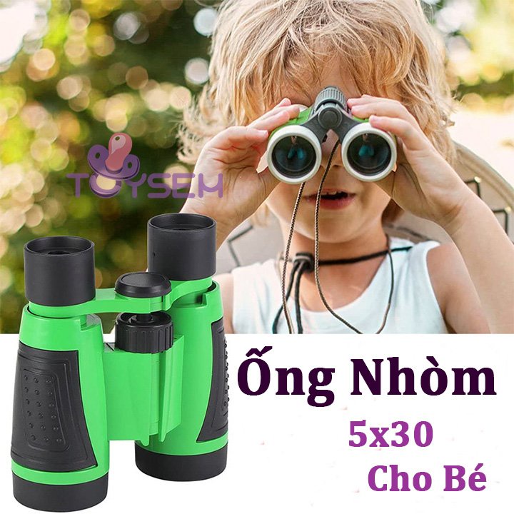 Ống nhòm cho bé có dây treo cổ Toysem - Quà tặng sinh nhật cho bé