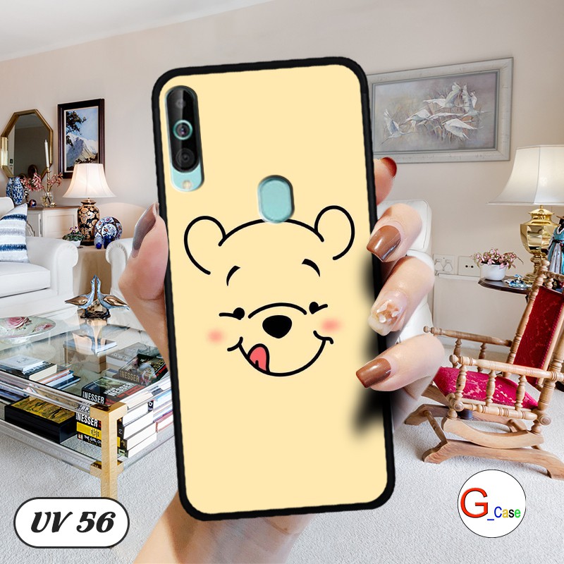 Ốp điện thoại Samsung Galaxy A60 lưng nhám viền cao su dẻo in hình