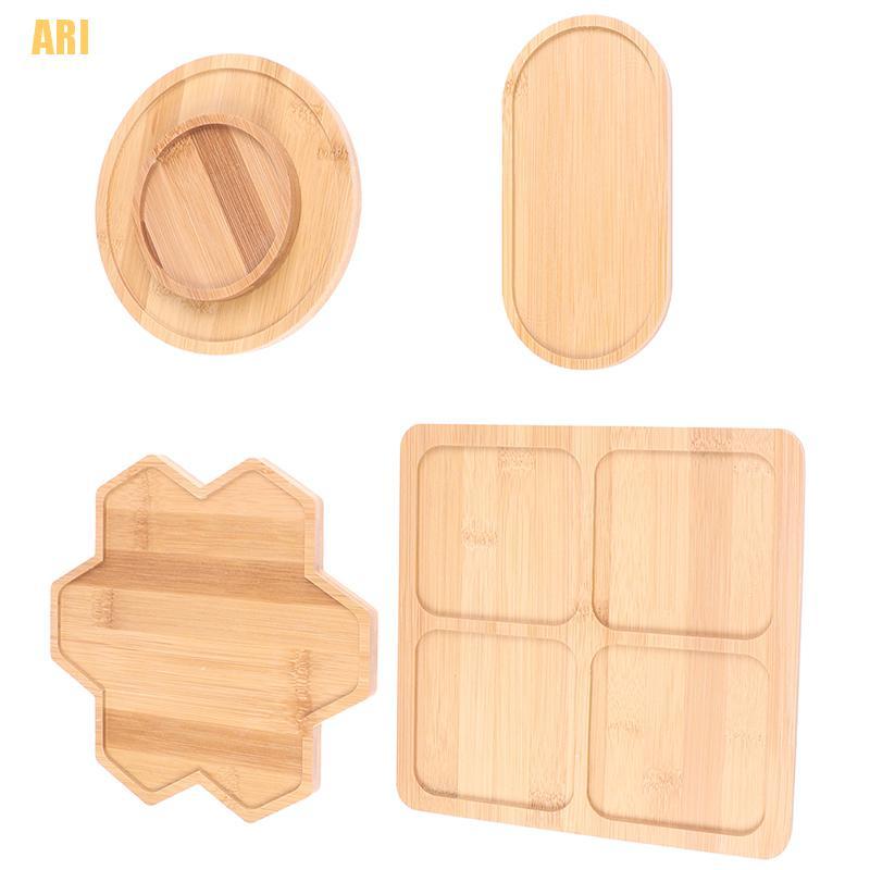 Đĩa Tre Hình Tròn / Vuông Dùng Trồng Cây Mọng Nước Tiện Dụng