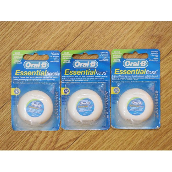 Chỉ nha khoa Oral-B Essential Floss 50m- Hàng Đức