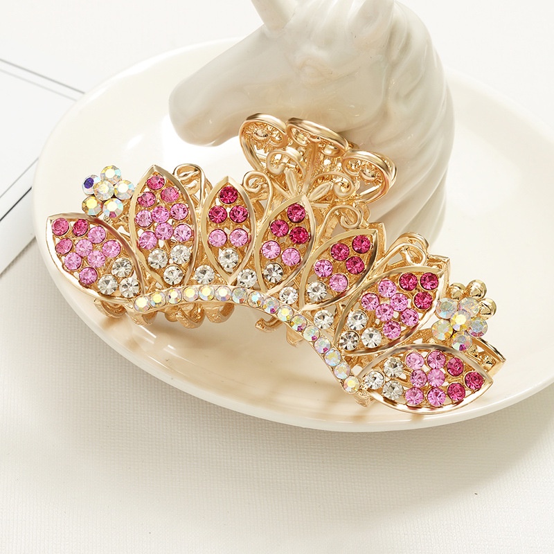 Kẹp Tóc Hình Hoa Đính Đá Phong Cách Thời Trang Hàn Quốc