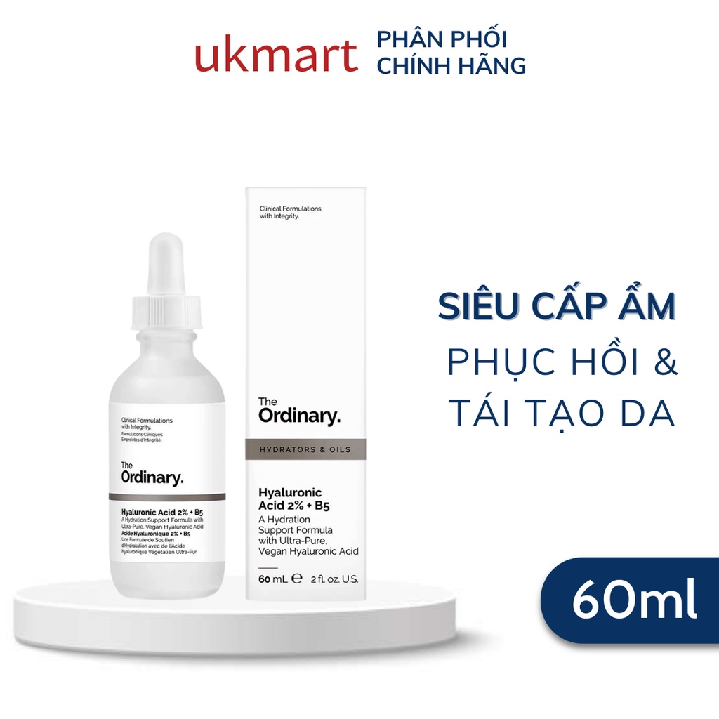 Tinh Chất Dưỡng The Ordinary Hyaluronic Acid 2% + B5 30 ~ 60ml
