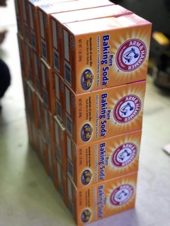 Baking soda nhuộm màu ốc GR5
