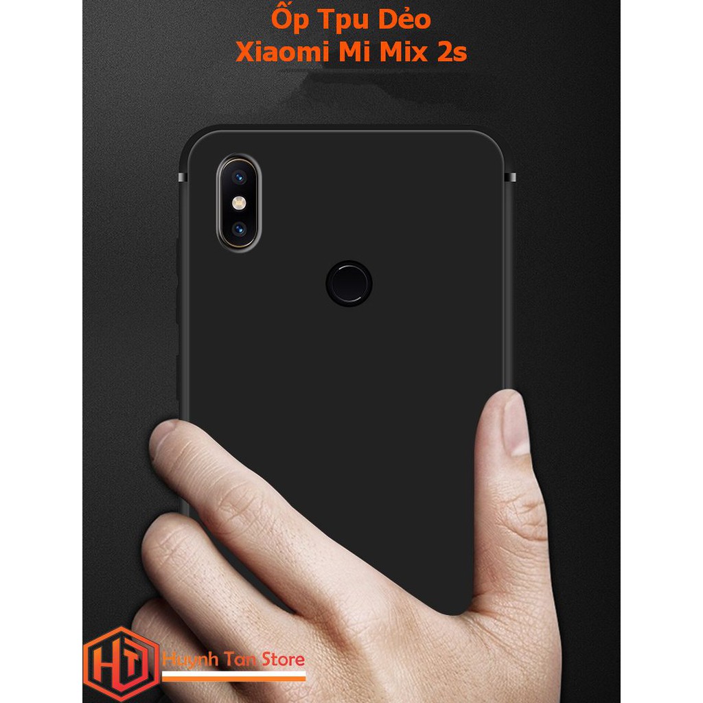 Ốp lưng Xiaomi Mi mix 2S _ ỐP dẻo tpu cực mỏng bảo vệ tốt camera kép