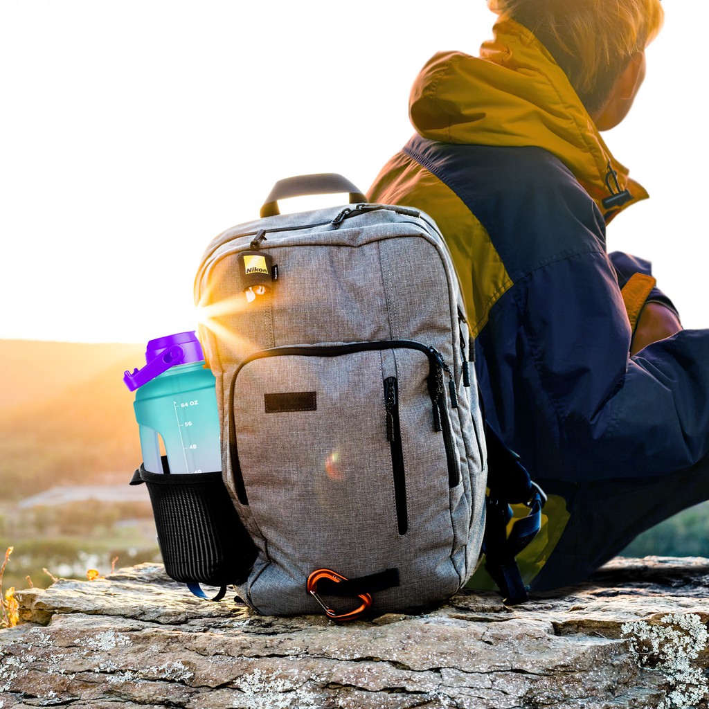 Bình Nước Thể Thao QuiFit 2.2L Kèm Ống Hút Tiện Dụng