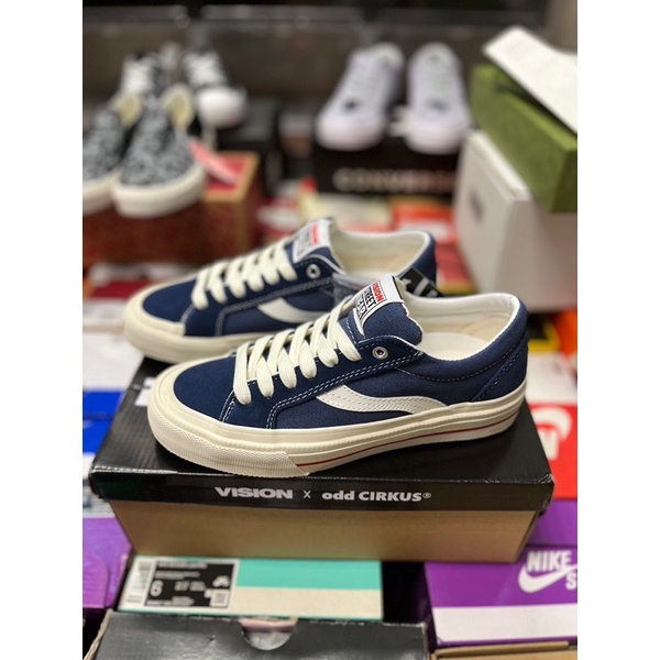 GIÀY VISION SEPATU VENTELA NAVY LAI AU
