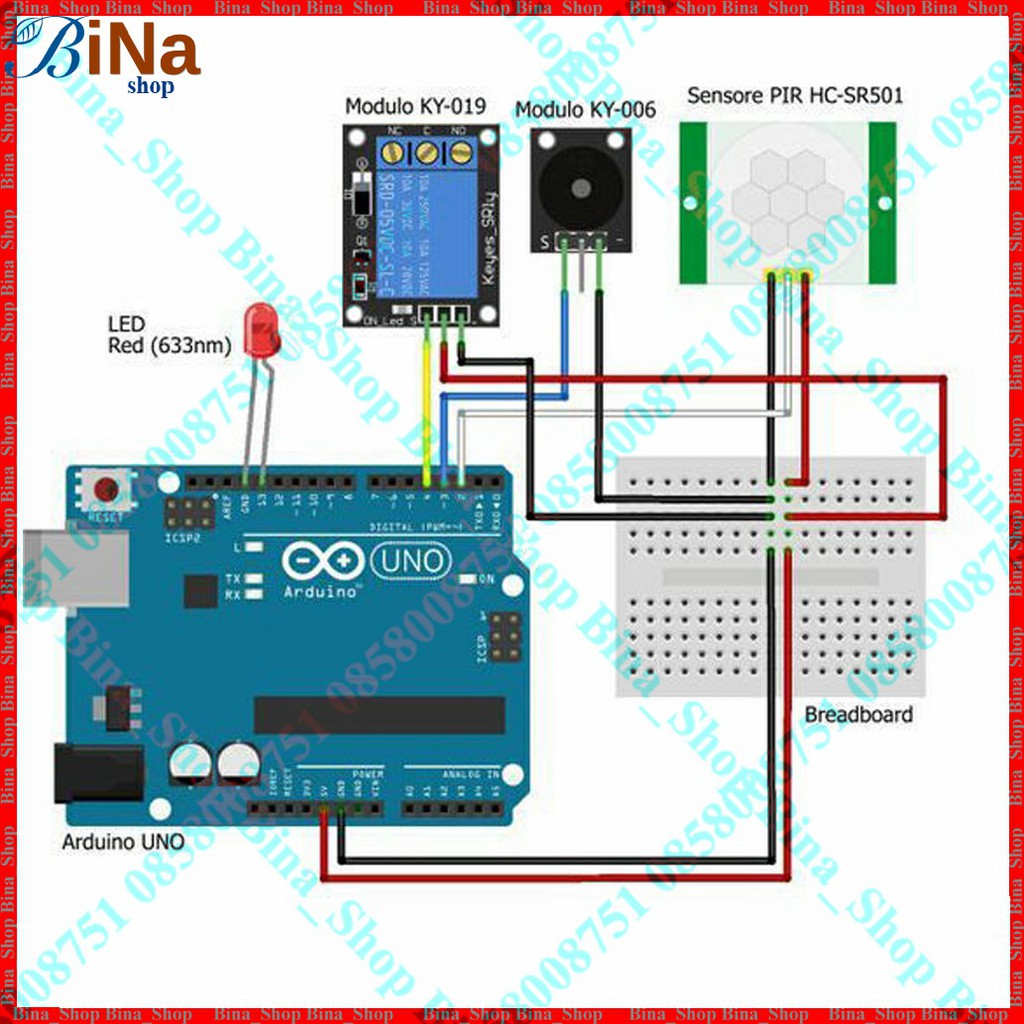 Cảm biến chuyển động hồng ngoại Cảm biến thân nhiệt HC-SR501 (Giá đỡ mua riêng)