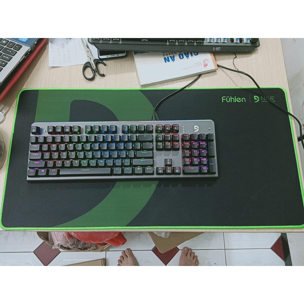 Lót chuột Fuhlen cỡ lớn 35 x 70cm Chính Hãng