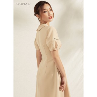 Đầm tay phồng cổ lật DA1143 GUMAC