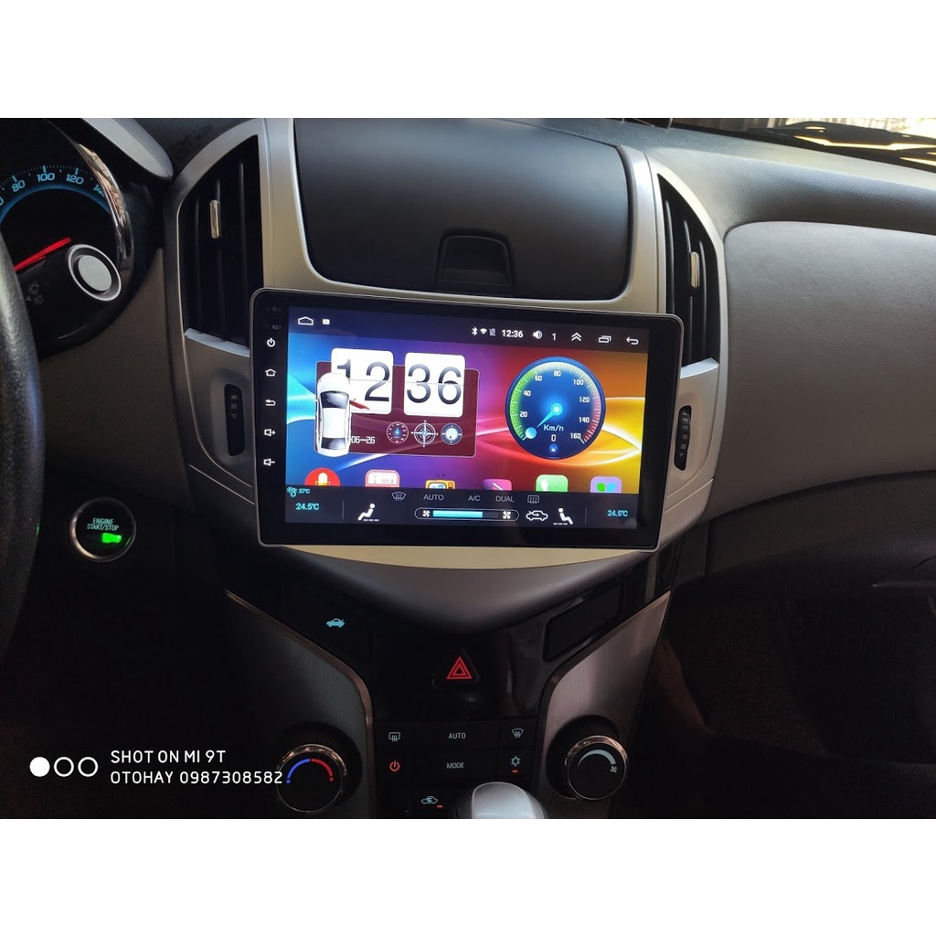 Màn Hình Android 9 inch Cho Xe CRUZE 2017-2021 - Đầu DVD Android Kèm Mặt Dưỡng Giắc Zin Canbus CHEVROLET CRUZE