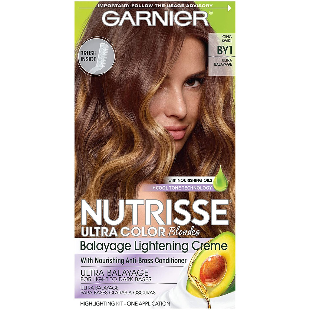 Thuốc nhuộm tóc Garnier Nutrisse Ultra Color Blondes Balayage Lightening  Creme - Màu vàng | Shopee Việt Nam