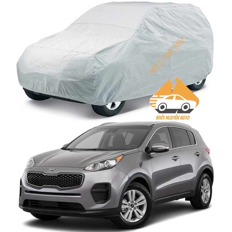 Bạt Phủ xe Ô Tô  Kia SPORTAGE Vải Dù OXFORD Siêu Bền, Bạt Trùm Xe Hơi Chống Nắng Mưa Bảo Vệ Xe