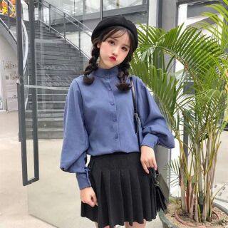 Áo sơ mi nữ tay phồng (có ảnh thật)