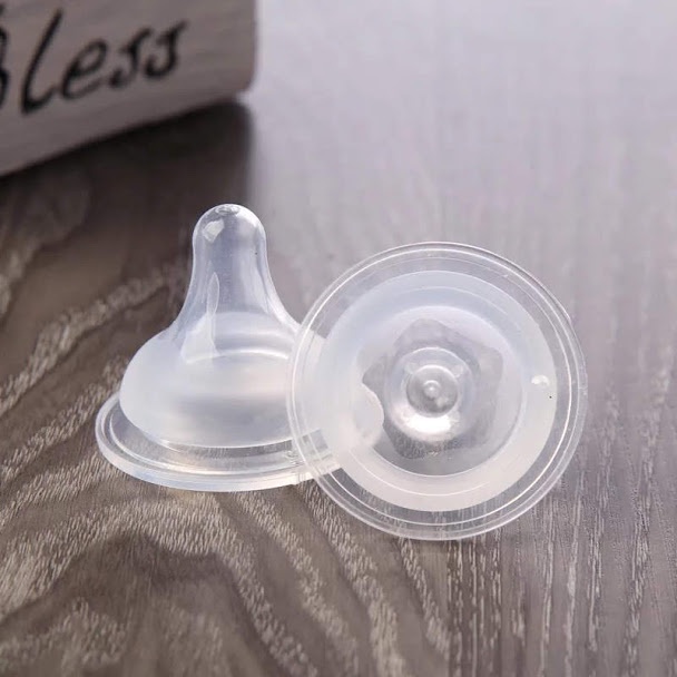 Combo 5 núm ti cổ rộng thay thế cho bình Pigeon, Kichi, Babuu, Toom, Lansioh