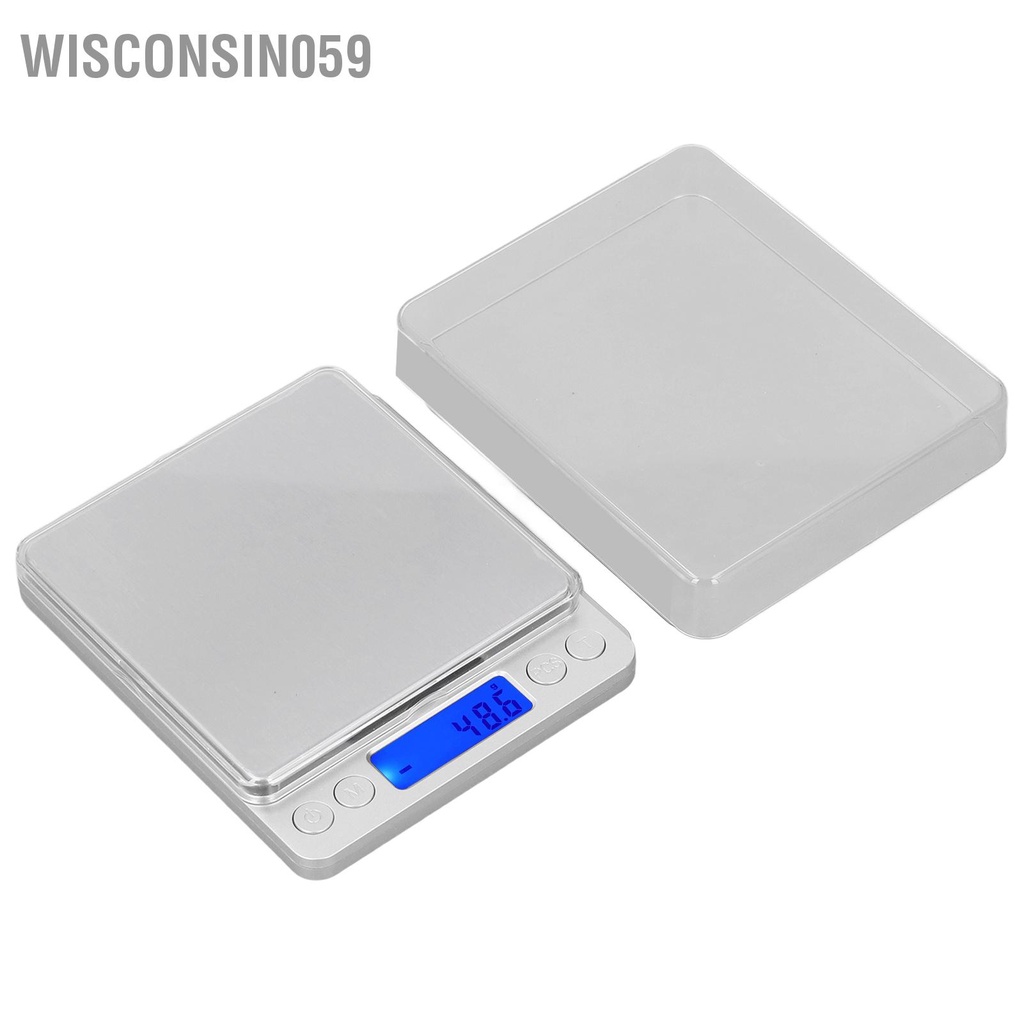 Wisconsin059 Cân thực phẩm 3kg Dung tích 0 1g Độ chính xác Màn hình kỹ thuật số Công cụ đo lường cho Bếp trà