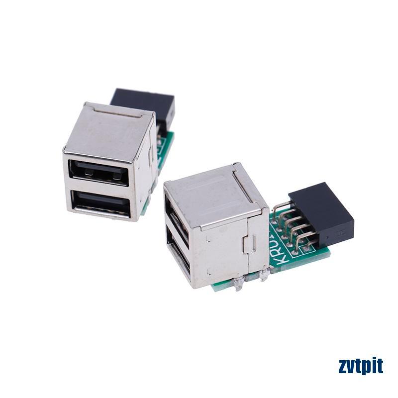 Bo Mạch Chủ Bên Trong 9pin Sang 2 Cổng Usb 2.0 A Female