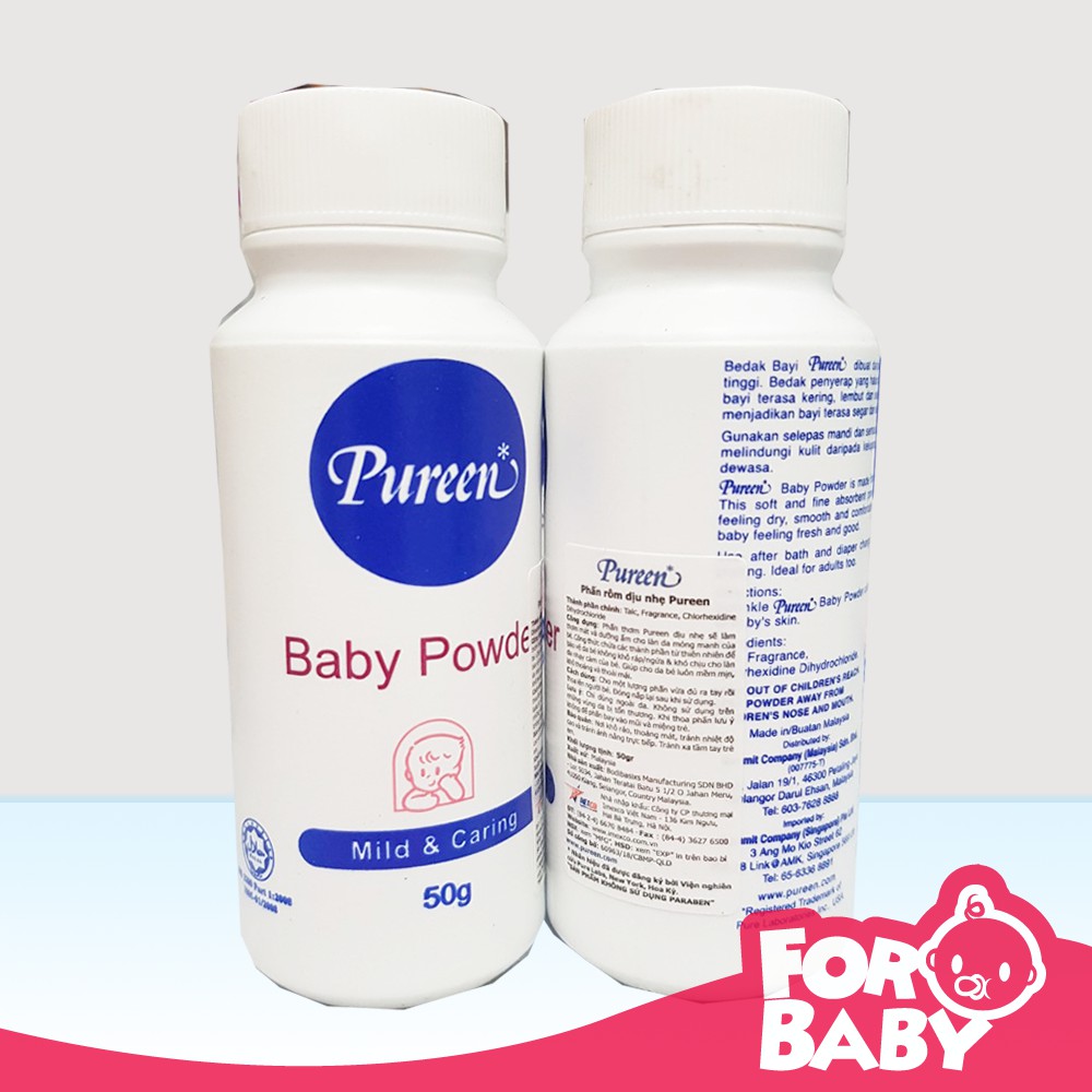 Phấn thơm dịu nhẹ Pureen Baby Powder