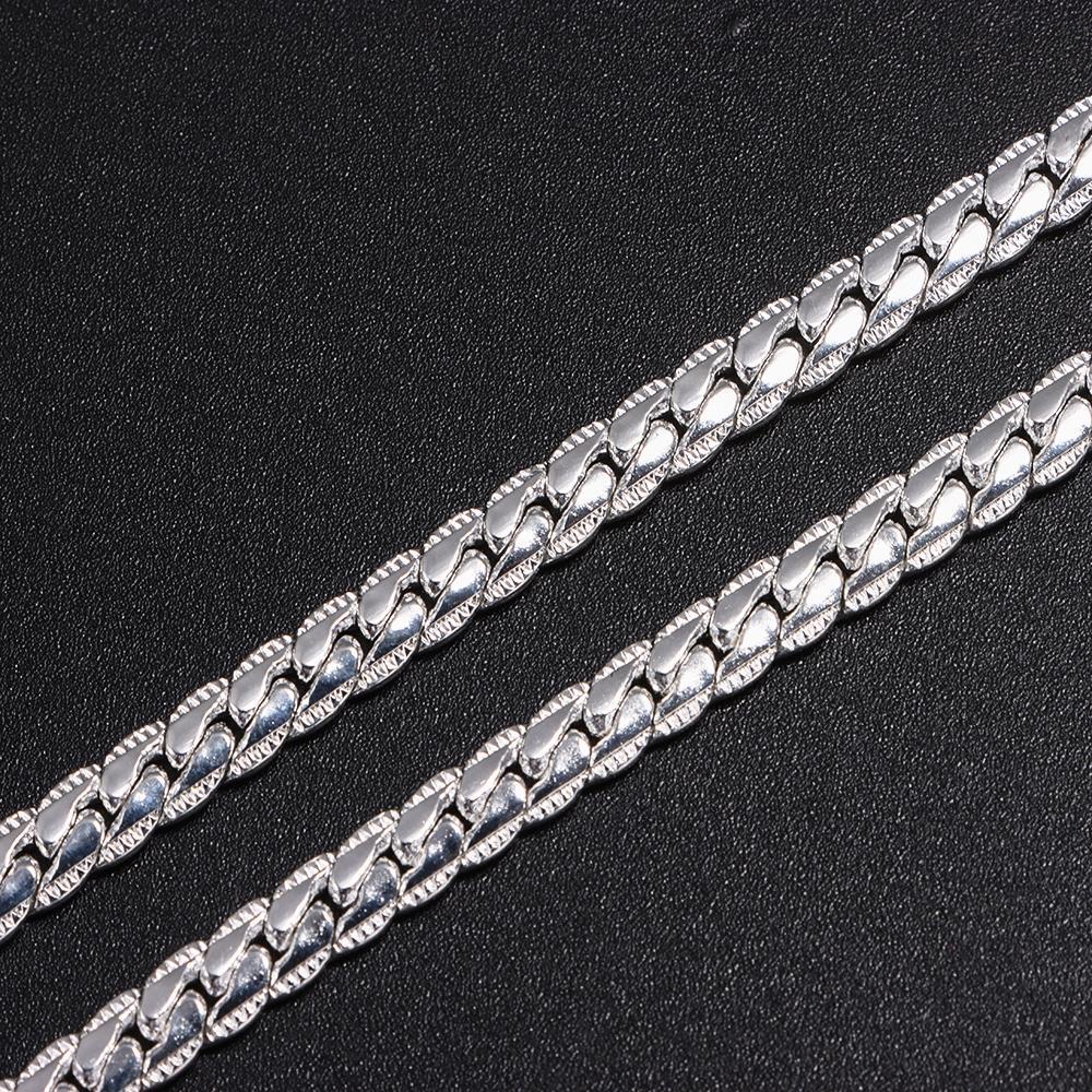 Leily Nam 18K|Vòng cổ Mạ Bạc Phong Cách Hiphop 20 &quot;