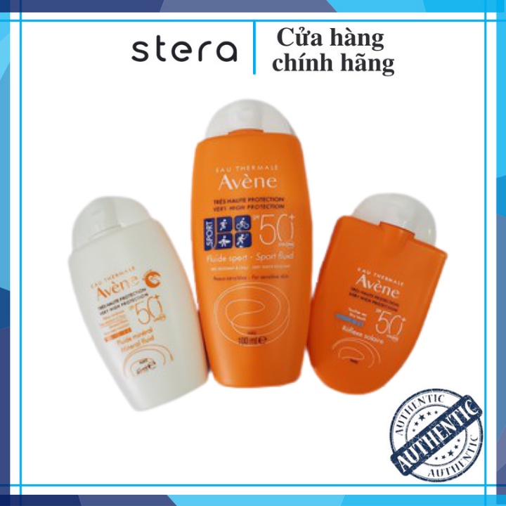 [CAO CẤP_ HIỆU QUẢ CAO]Kem Chống Nắng Vật Lý Avene Fluide Sport 50+++