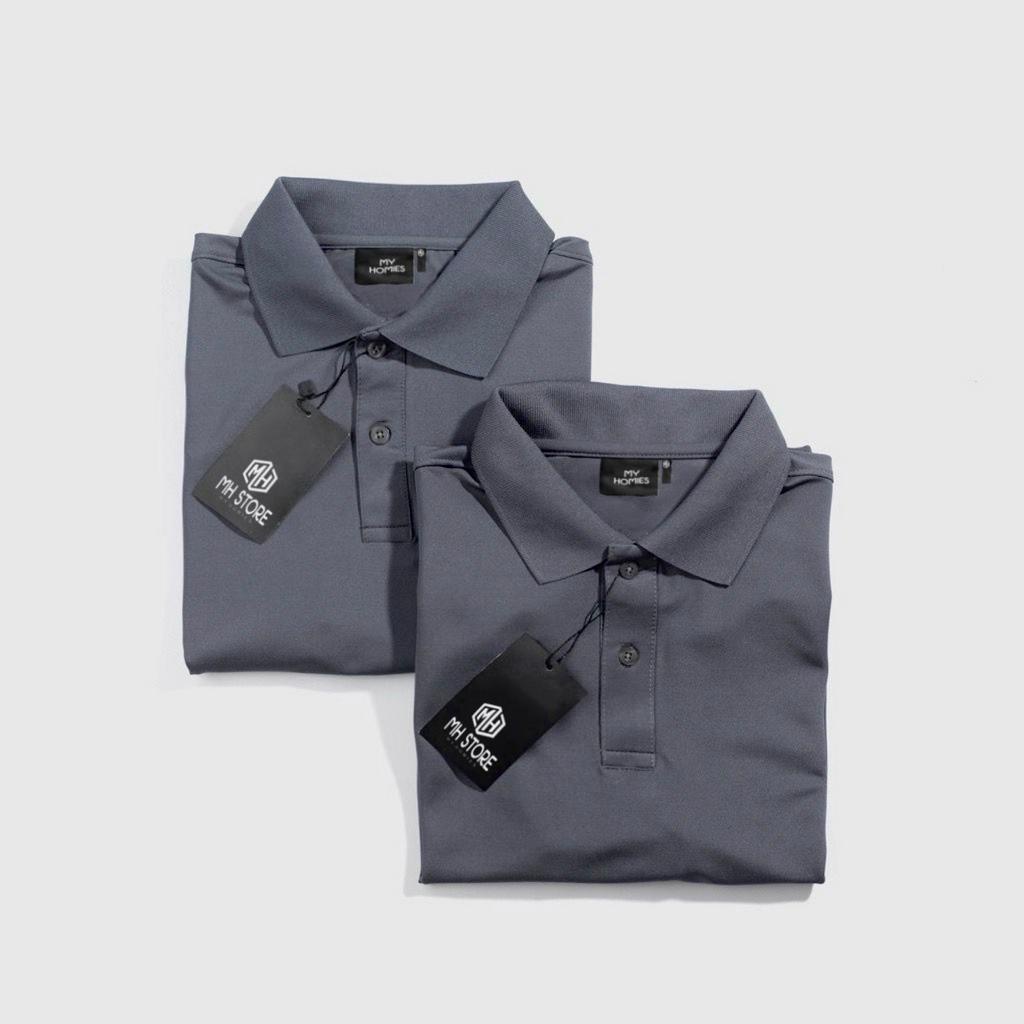 Áo polo nam trơn, áo thun nam cổ bẻ Big Size 55-115kg vải cotton cá sấu đủ màu - MH Store