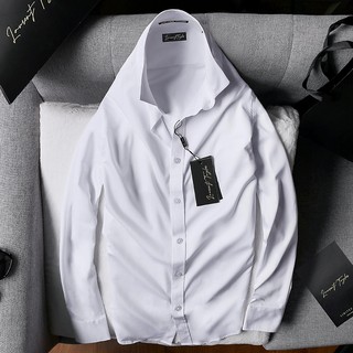Áo Sơmi Nam Công Sở Thêu Cổ Laurent Taylor Chất Vải Bamboo Cao Cấp, Công Nghệ Chống Nhăn - POLIDO