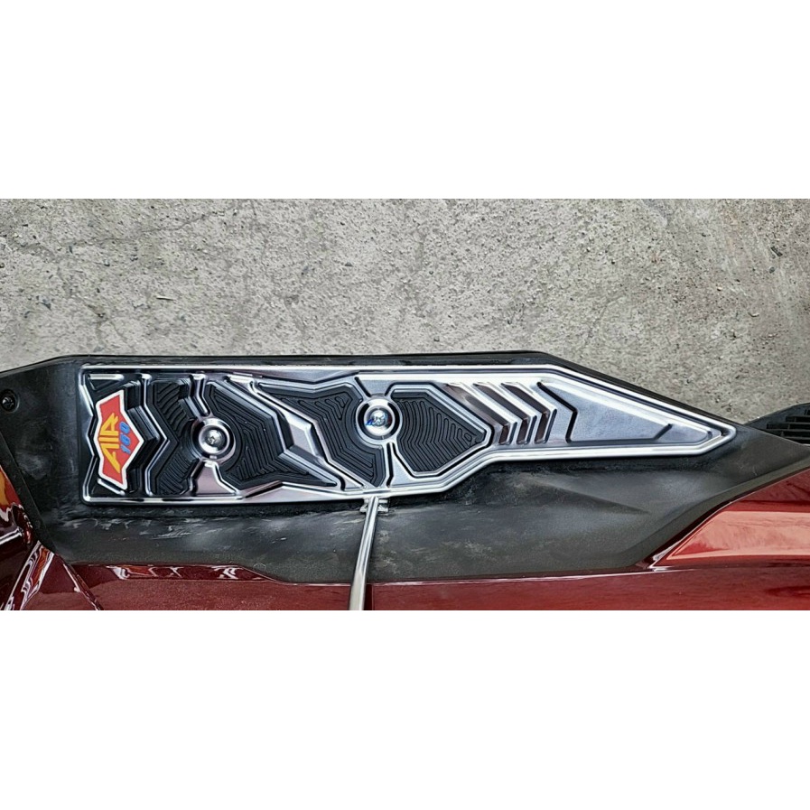 (Thảm viền INOX) Thảm lót sàn xe AIR BLADE 160 đời 2022, thảm lót chân xe AIR BLADE 2022