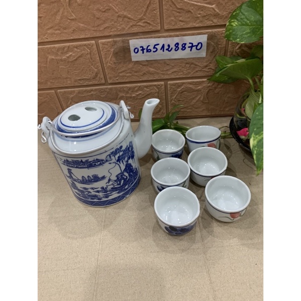 Bộ bình trà  500 ml 6 tách