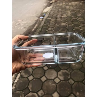 Hộp Cơm Thuỷ Tinh 3 Ngăn 1000ml